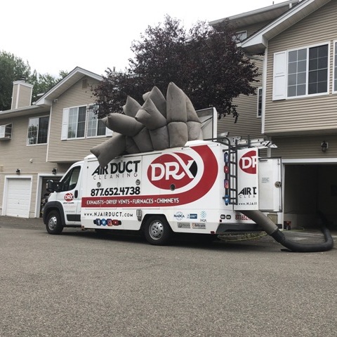 DRX truck cleaning Residential Ducts in NJ