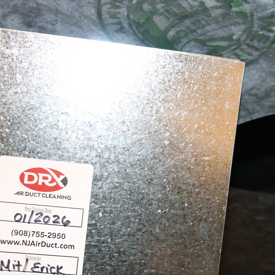 DRX Air Duct cleaning tag