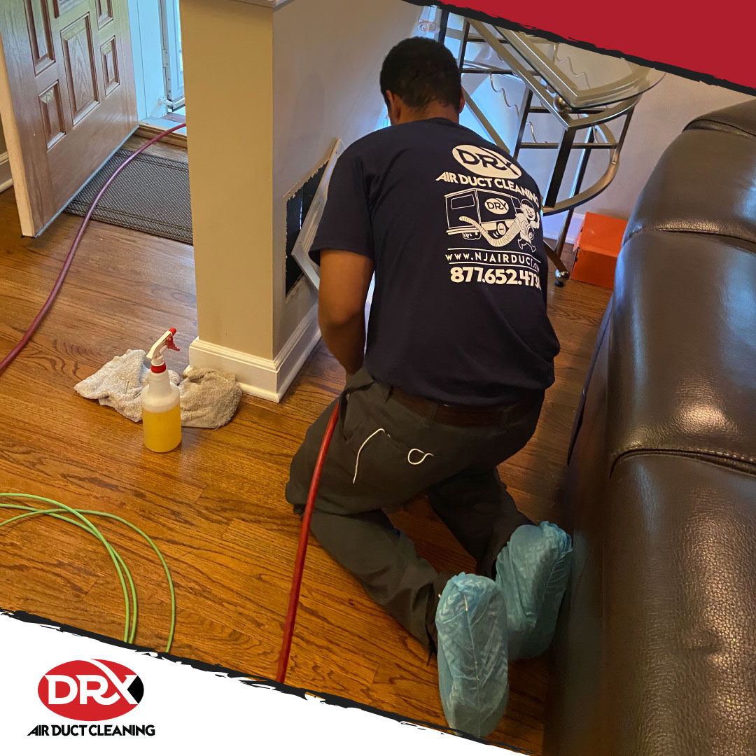 DRX Duct Cleaning Employee residential home